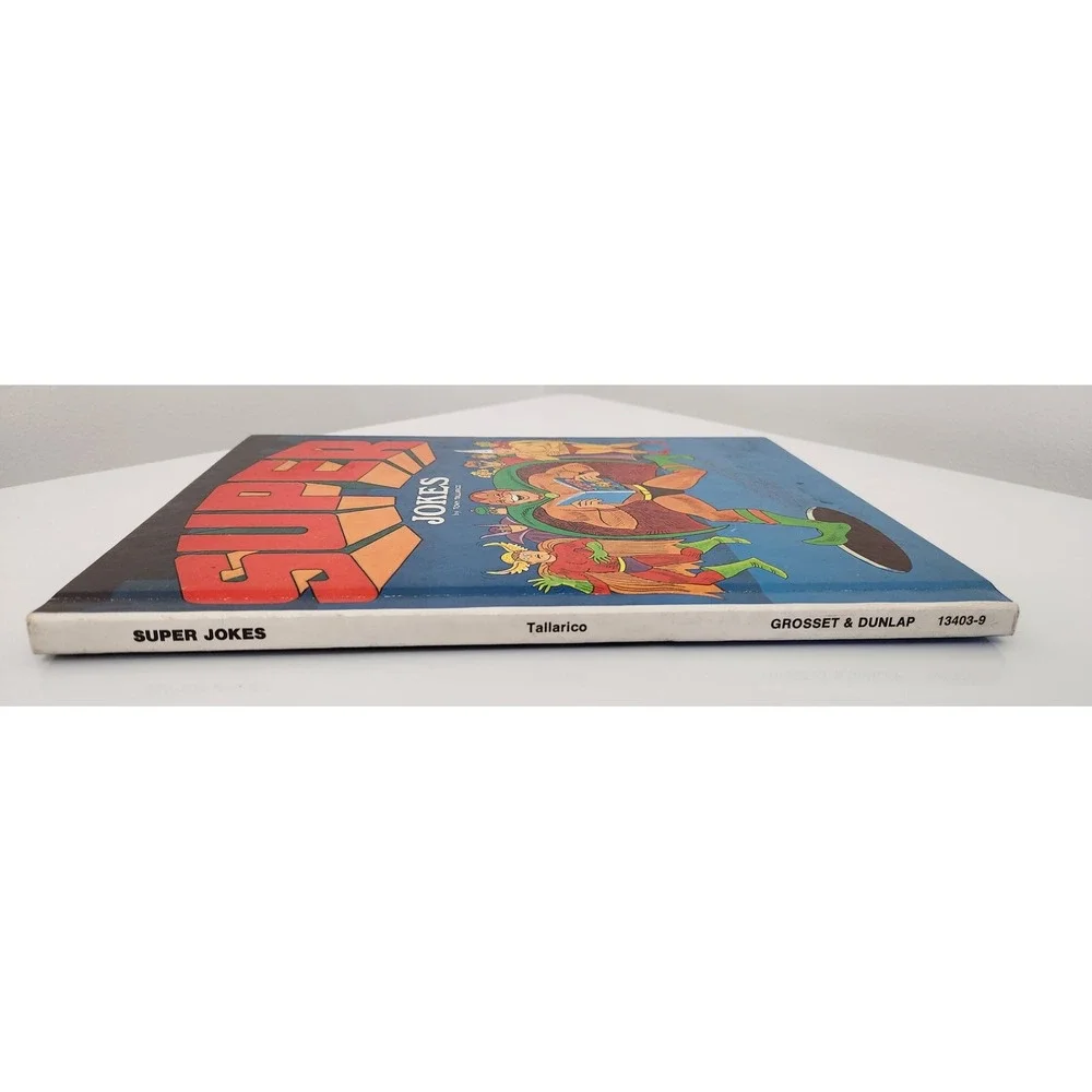 Super Jokes by Tony Tallarico 1980 Comic Book Vintage Kids Humor Collectible‎